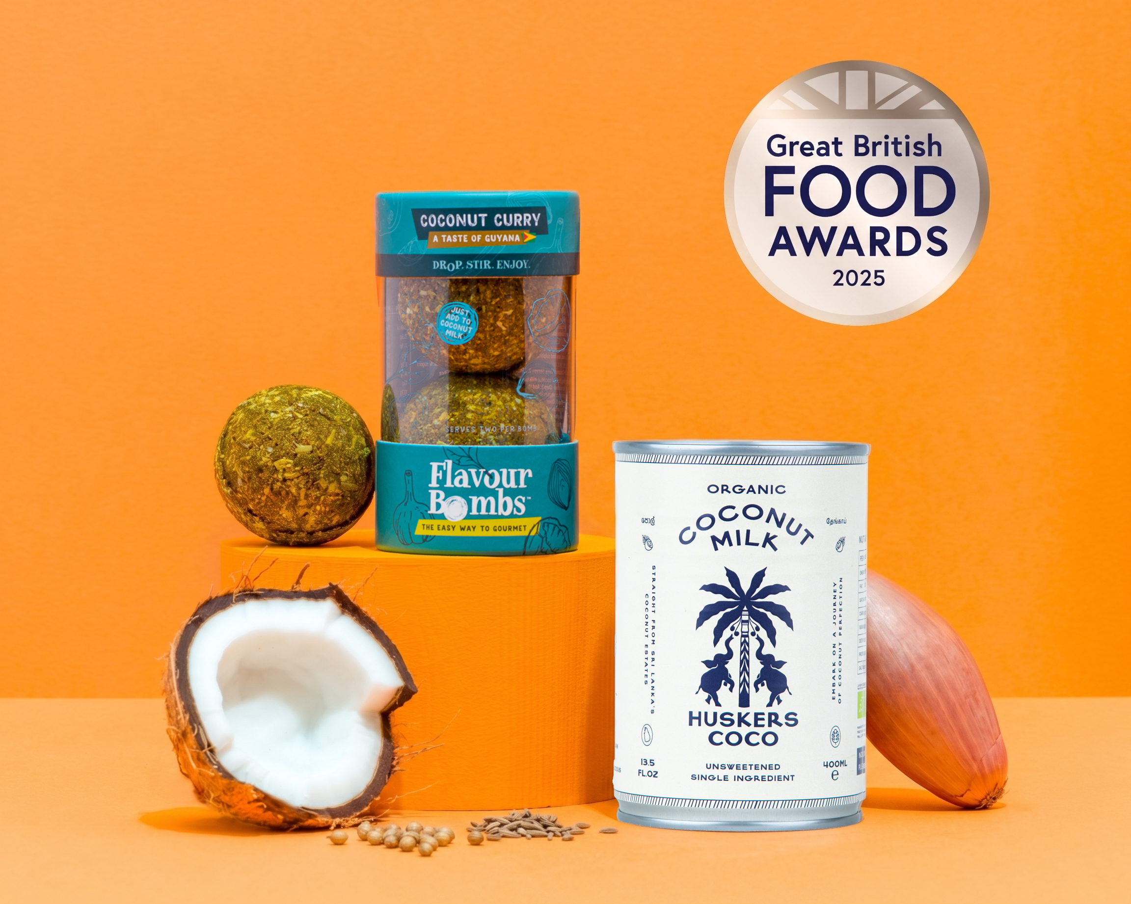 Coconut Curry Bomb with Huskers Coconut Milk 400ml