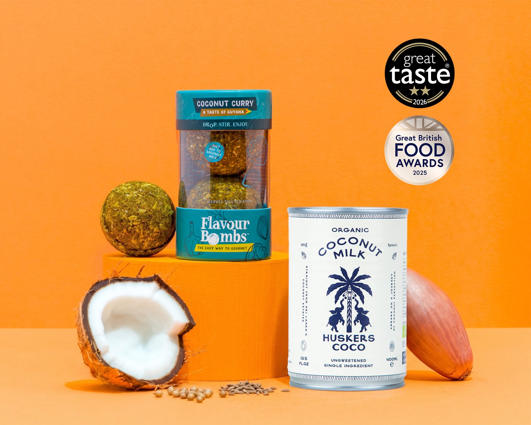 Coconut Curry Bomb with Huskers Coconut Milk 400ml